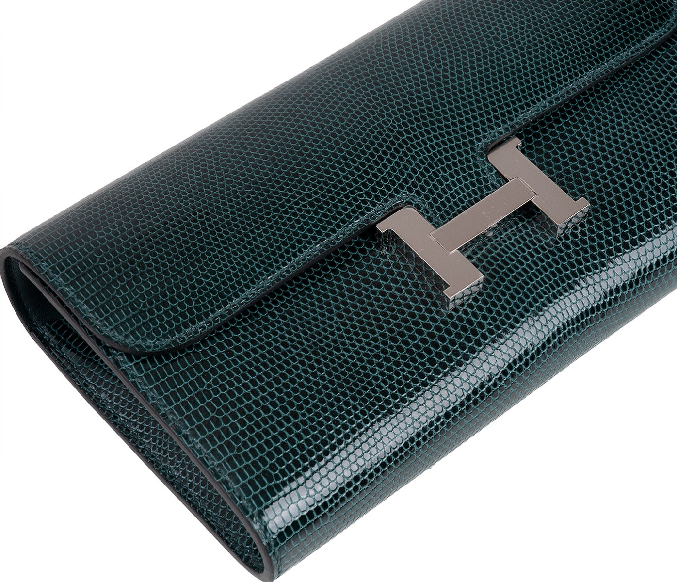 Constance To Go Vert Cypress Lizard Wallet