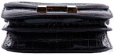 Constance III Dark Brown Nilo Croco
