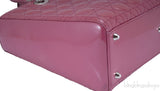Patent Pinkish Red Lady Dior