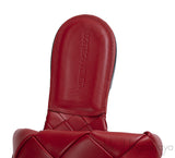 Bottega Veneta Intrecciato Lido Flat Sandals Red