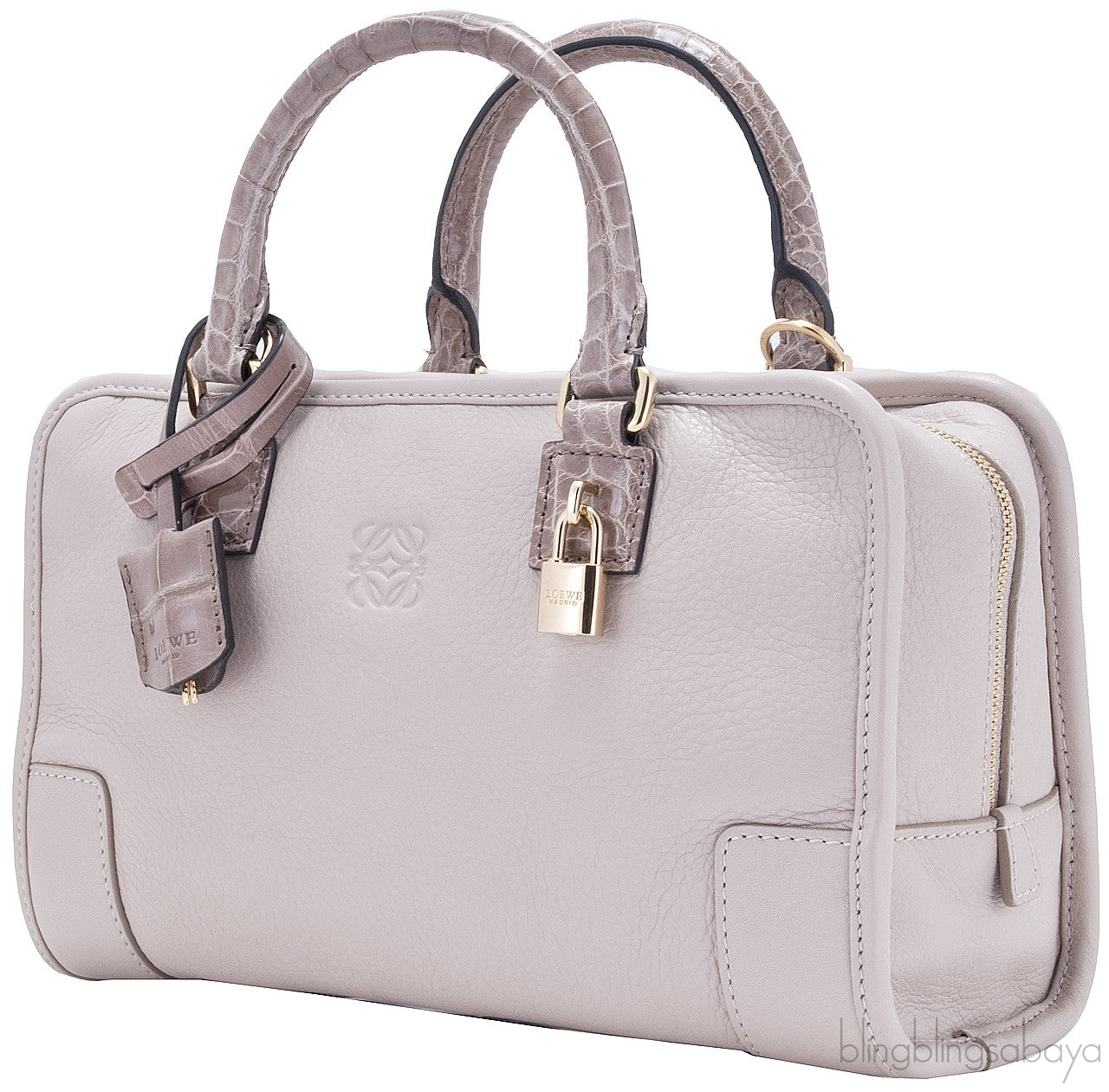 Amazona 23 Crocodile Handle Bag