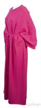 Extreme Cashmere  N°227 Ghost Belted Neon Cashmere-blend Maxi Dress