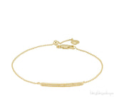 Skinny Short Bar Bracelet