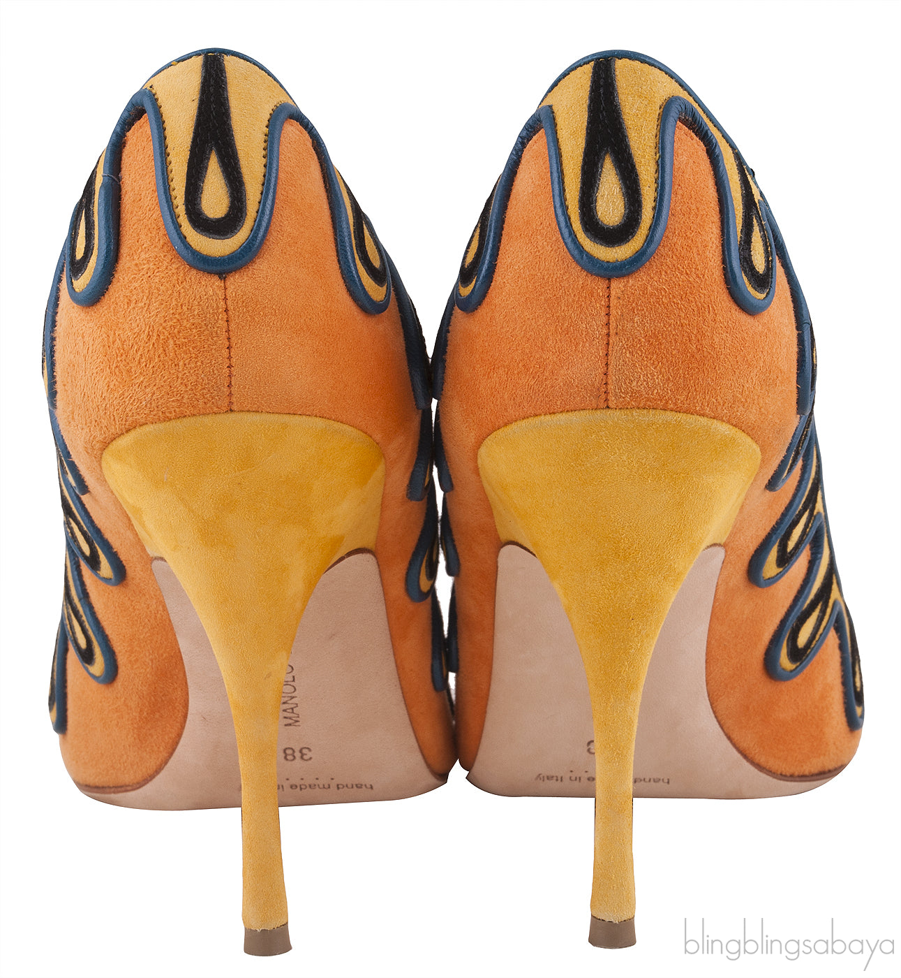 Multicolor Caritas Suede Heels