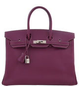 Birkin 35 Bi-color Tosca Epsom PHW