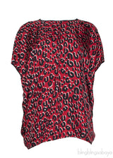 Leopard Print Silk Top