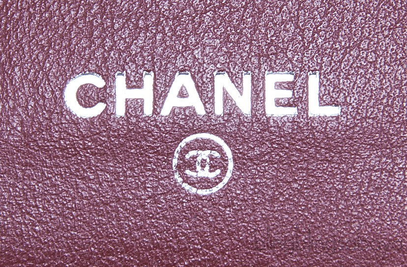 CC Caviar Maroon iPhone Case