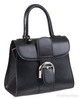 Delvaux Black Brilliant Mini Leather Tote