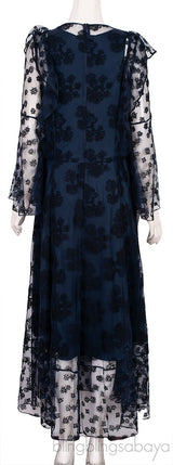 Sheer Lace Overlay Dress