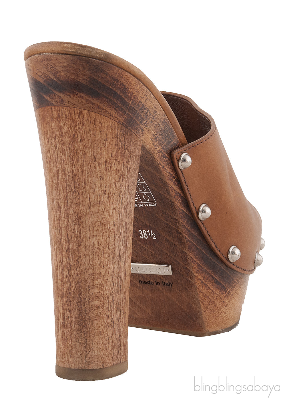Brown Horsebit Mule