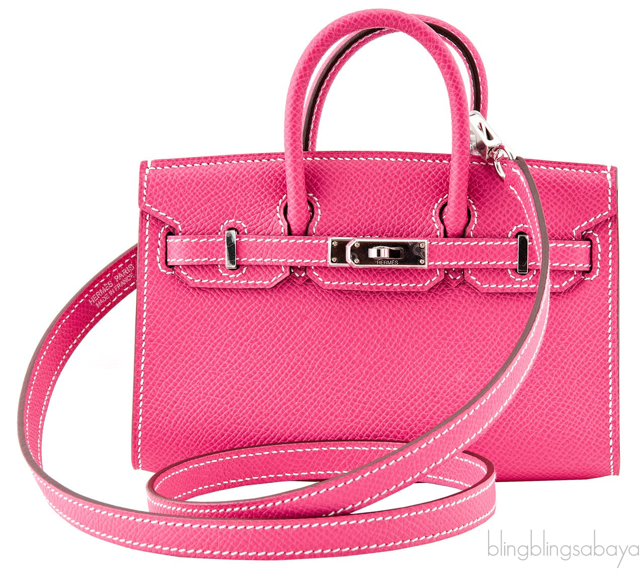Mini Birkin Rose Tyrien