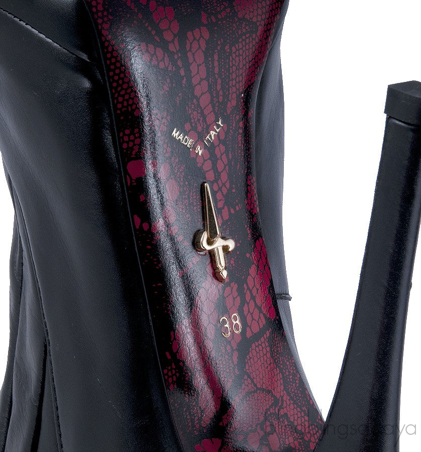 Black Leather Boots