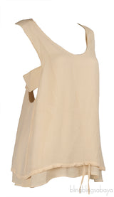Chloe Apricot Pink Sleeveless Top
