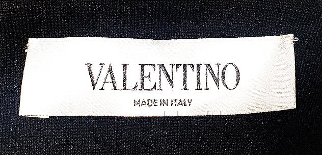 Black VLTN Lace Hoodie Dress