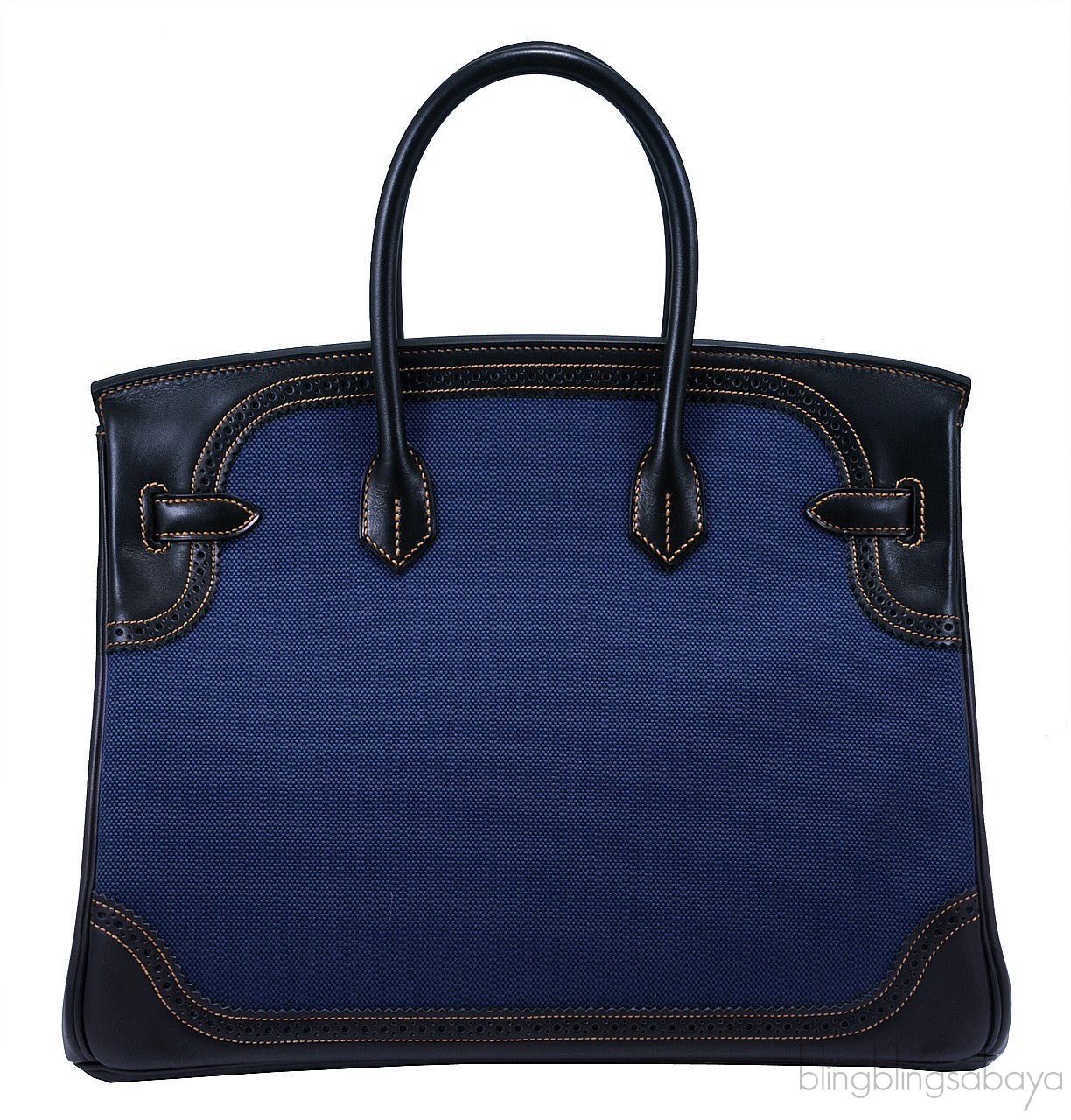 Birkin 35 Denim Ghillies Ltd. Edition