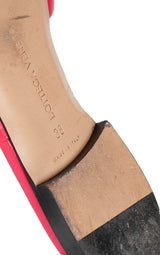 Bottega Veneta Fuchsia BV Rubber Lido Sandals