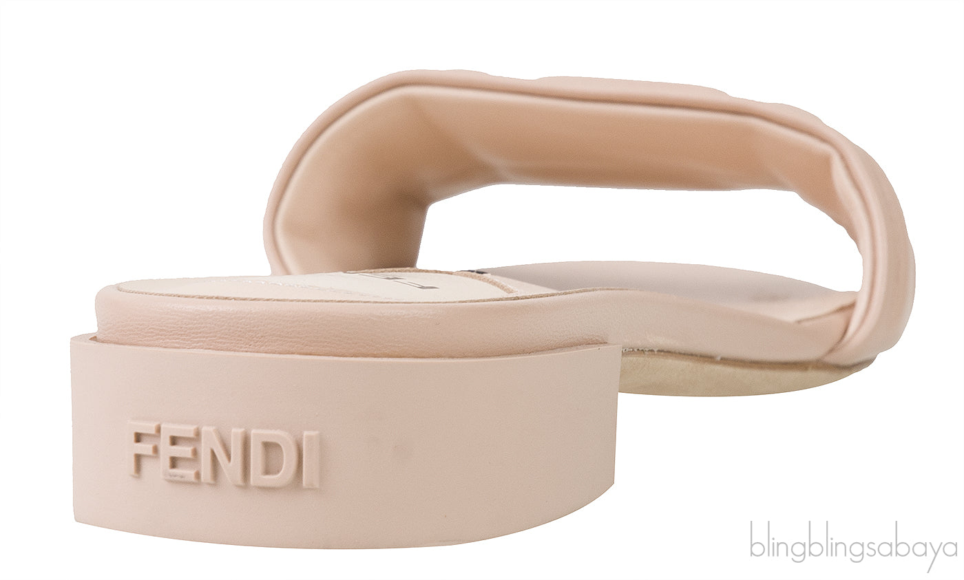 Embossed FF Motif Slip-on Sandals