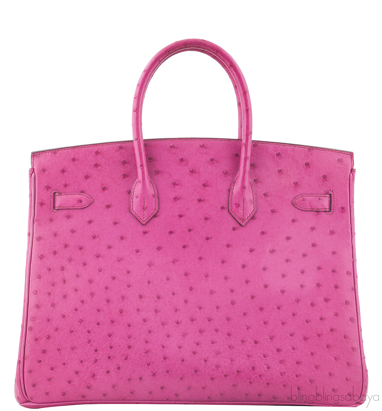 Birkin 35 Fuchsia Ostrich PHW
