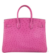 Birkin 35 Fuchsia Ostrich PHW