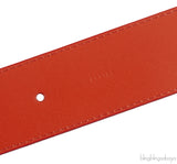 Louis Vuitton Epi Leather Logo Initial Orange Belt