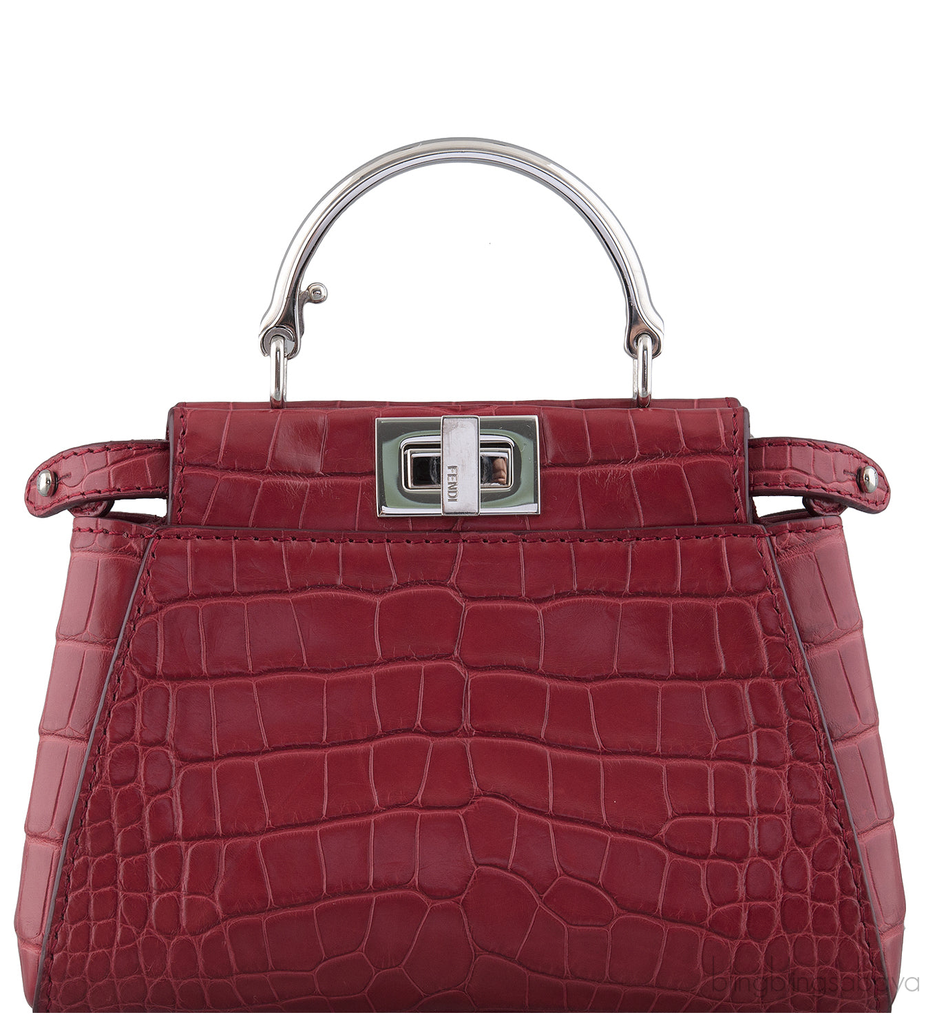 Red Micro Crocodile Peekaboo