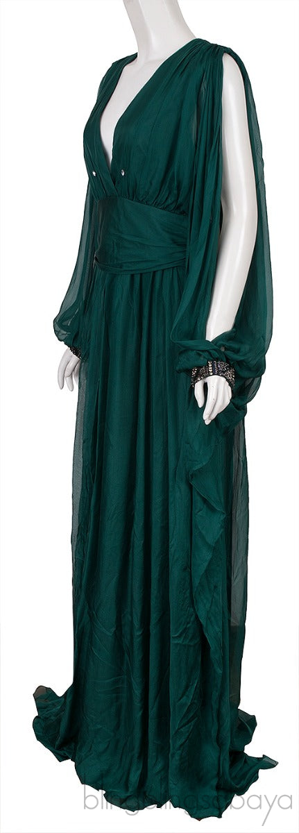Emerald Green Maxi Dress