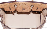 Birkin 30 Gold Ostrich PHW