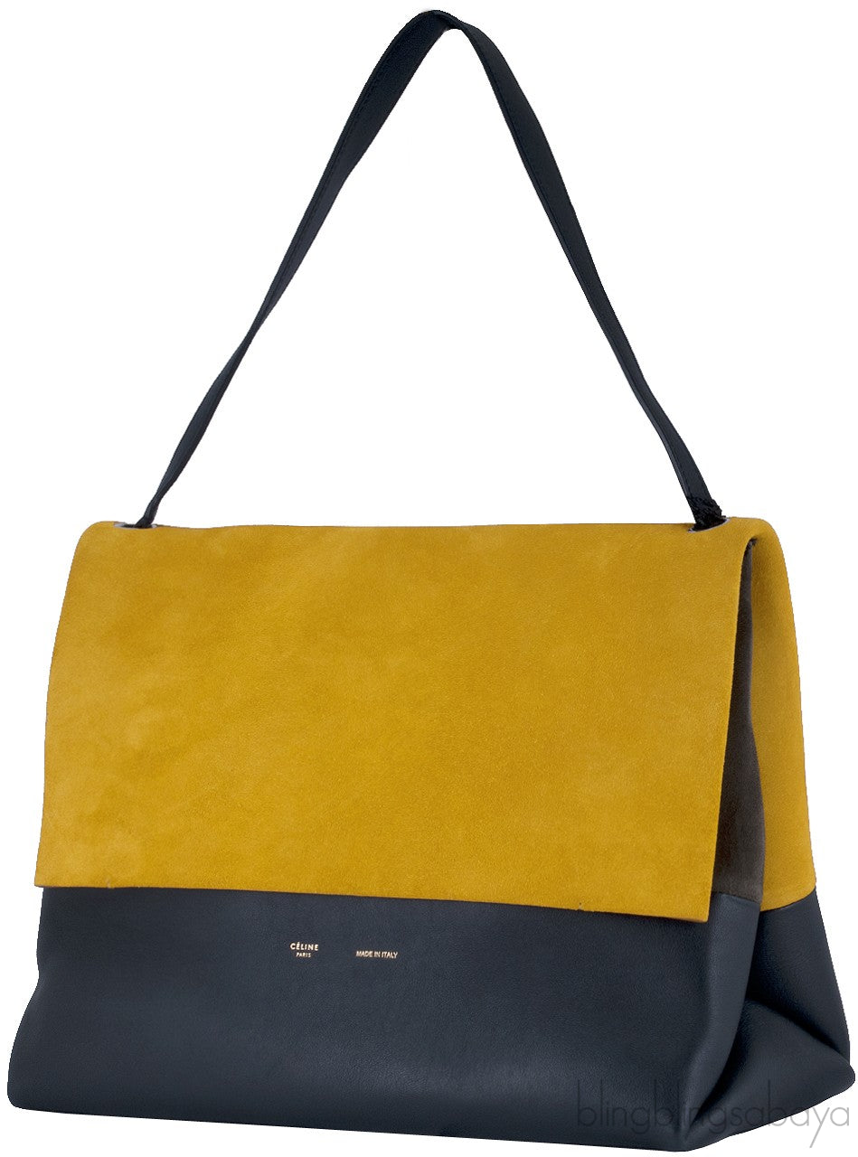 Tri-color All Soft Shoulder Bag