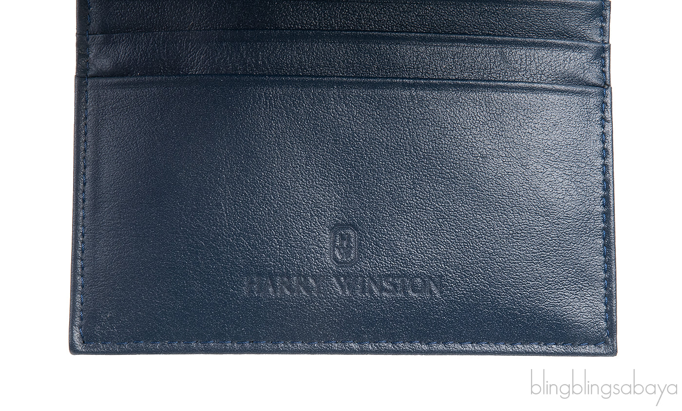Dark Blue Bi-fold Cardholder