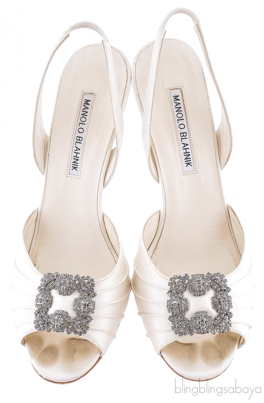 Cassia Ivory Peep Slingback Pump