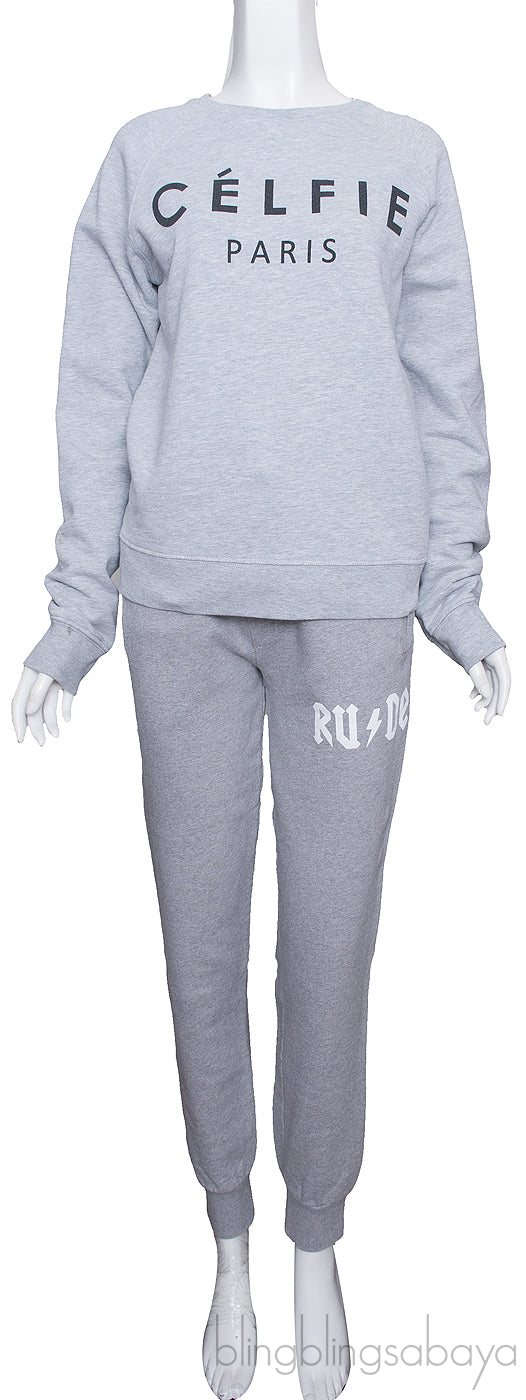 Grey Celfie Sweatsuit