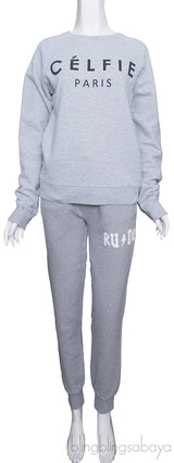 Grey Celfie Sweatsuit
