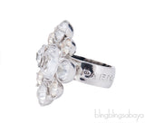Flower Crystal CC Ring