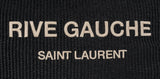 Saint Laurent Black Raffia Rive Gauche Black Oversize Tote