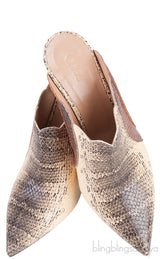 Pointed Multicolor Lauren Mules