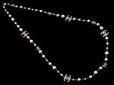Gold CC Logo Pearl Necklace