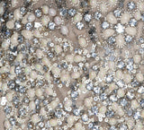 Shell Embellished Long Dress