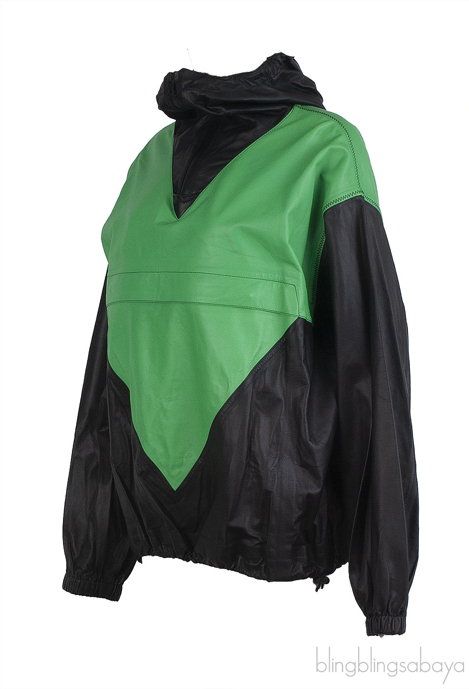 Bottega Veneta Two-tone Blouson Matte Waterproof Calf Jacket