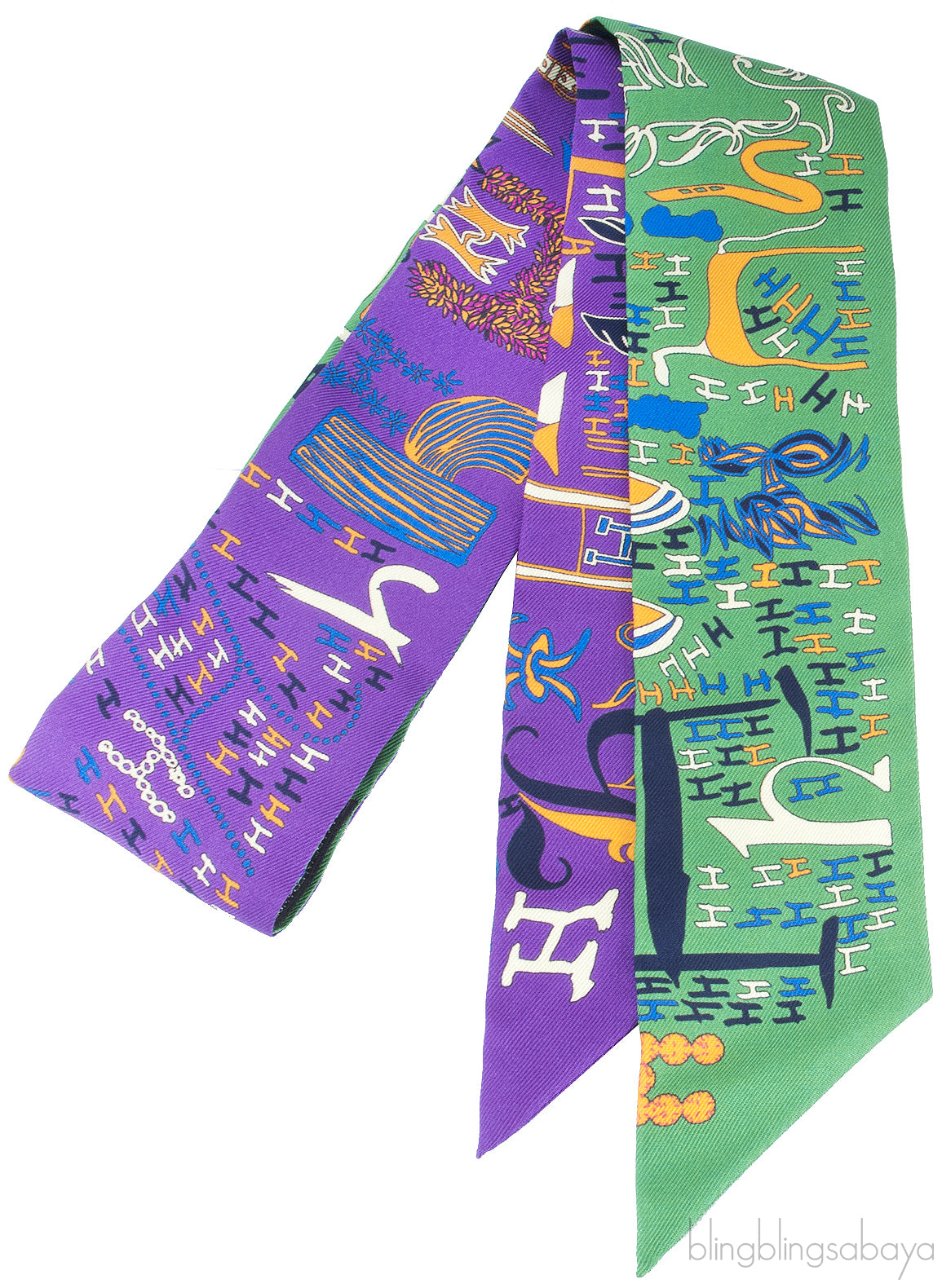 Bi-color Printed Twilly