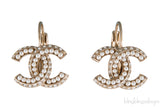 CC Pearl Crystal Earrings