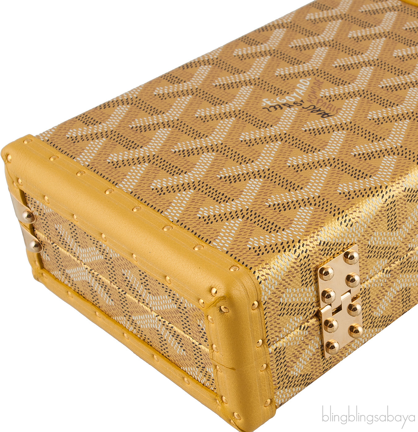 Mini Minaudiere Trunk Yellow