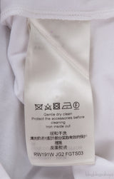 White T-Shirt and Monogram Print Trouser