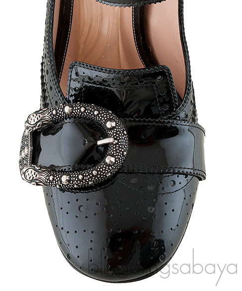 Queercore Black Brogue Pumps
