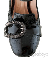 Queercore Black Brogue Pumps