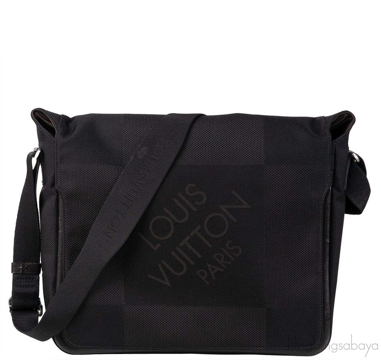 Louis Vuitton Black Denier Geant Canvas Messenger