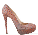 Bi-color Python Heels