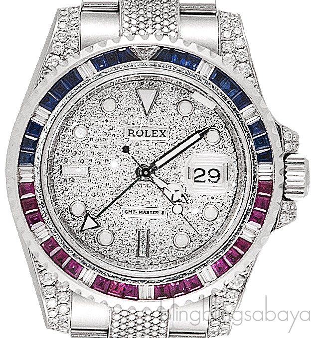 GMT MASTER II Custom Diamond Watch