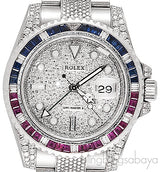 GMT MASTER II Custom Diamond Watch