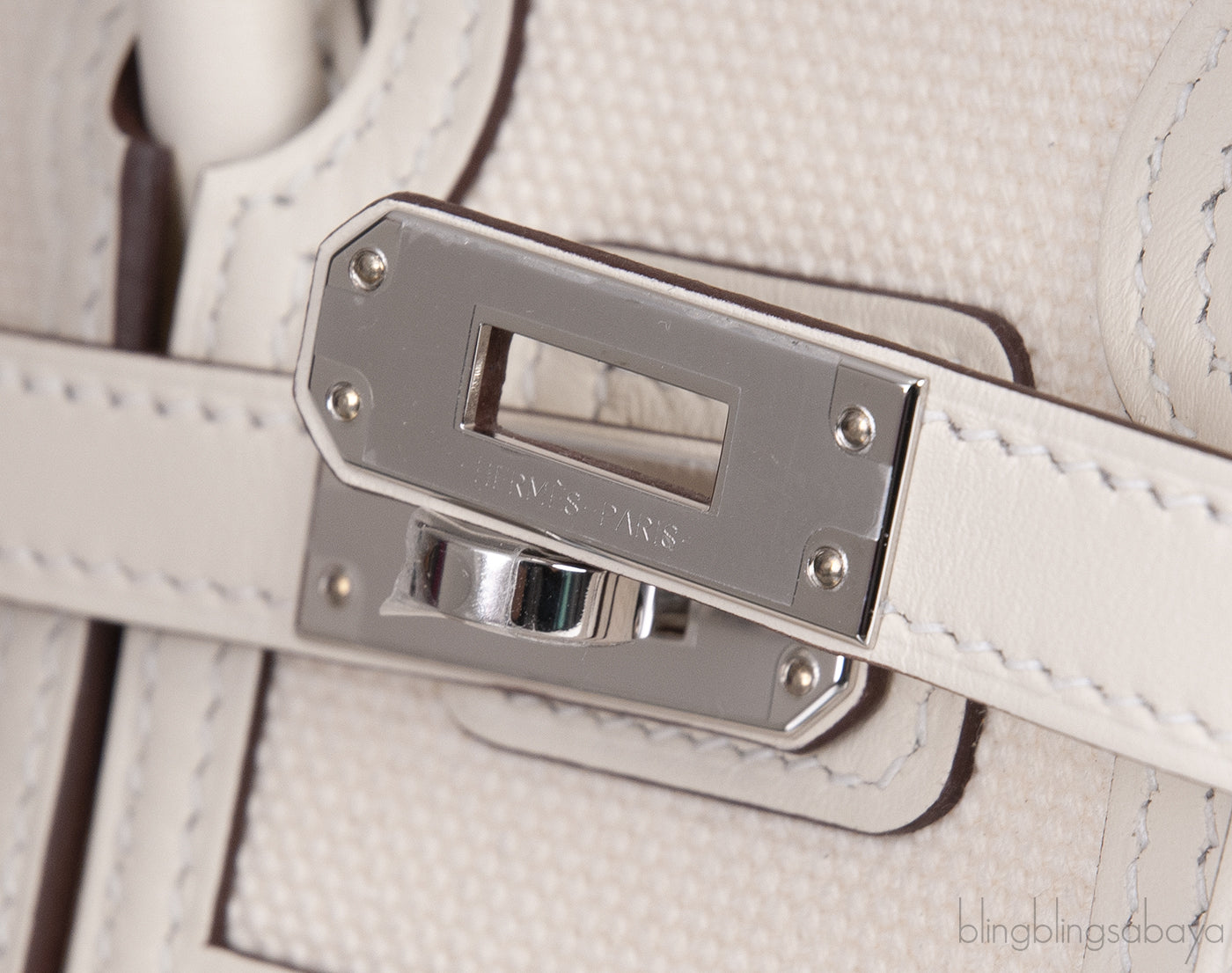 Birkin 25 Cargo Nata Toile Goeland Bag Swift PHW