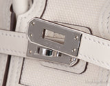 Birkin 25 Cargo Nata Toile Goeland Bag Swift PHW
